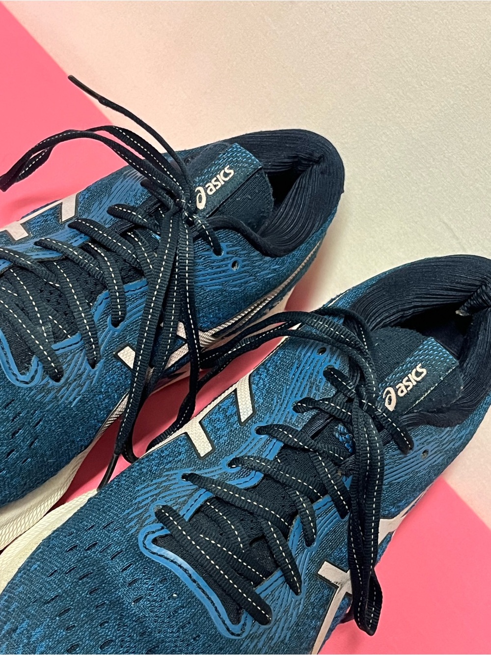 ASICS Gel Nimbus 24 Womens Size 9 Blue Running Shoes FF Blast Athletic Sneaker - Picture 3 of 13